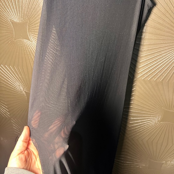 Bebe Black sheer Dress - Picture 3 of 6